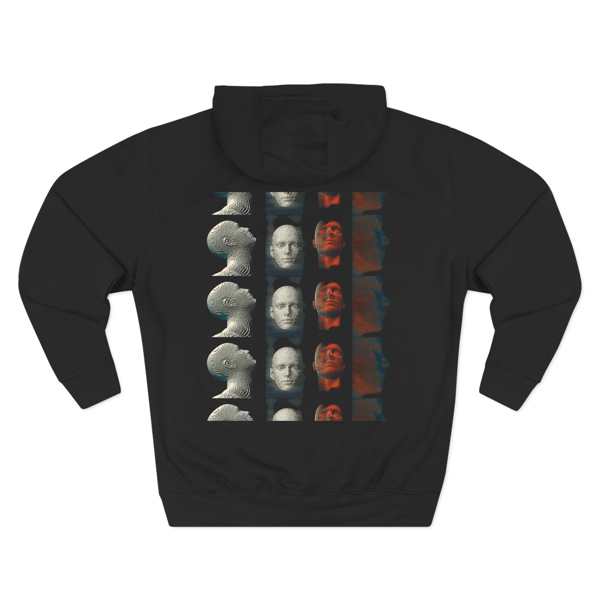 Trendy Three-Panel Fleece Hoodie CASO