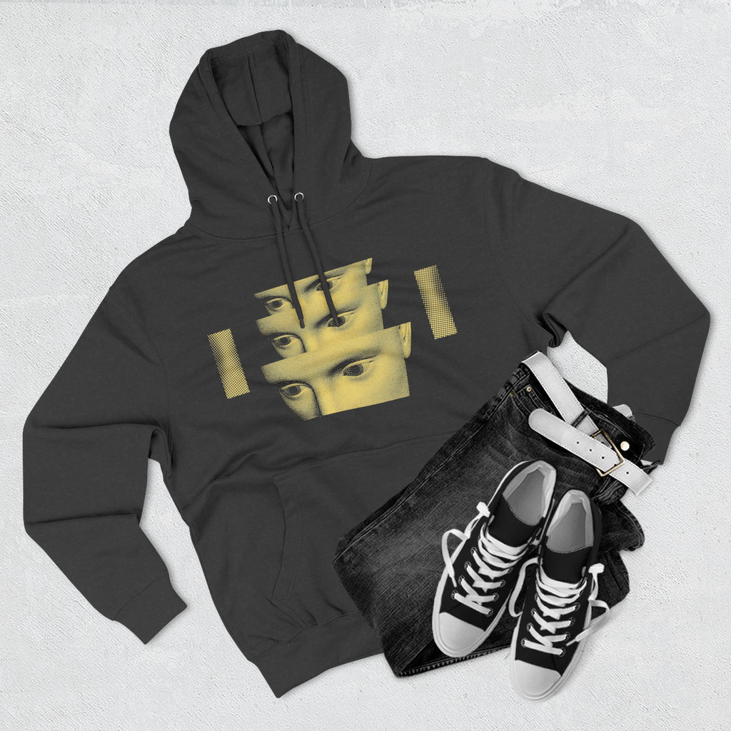 Trendy Three-Panel Fleece Hoodie CASO