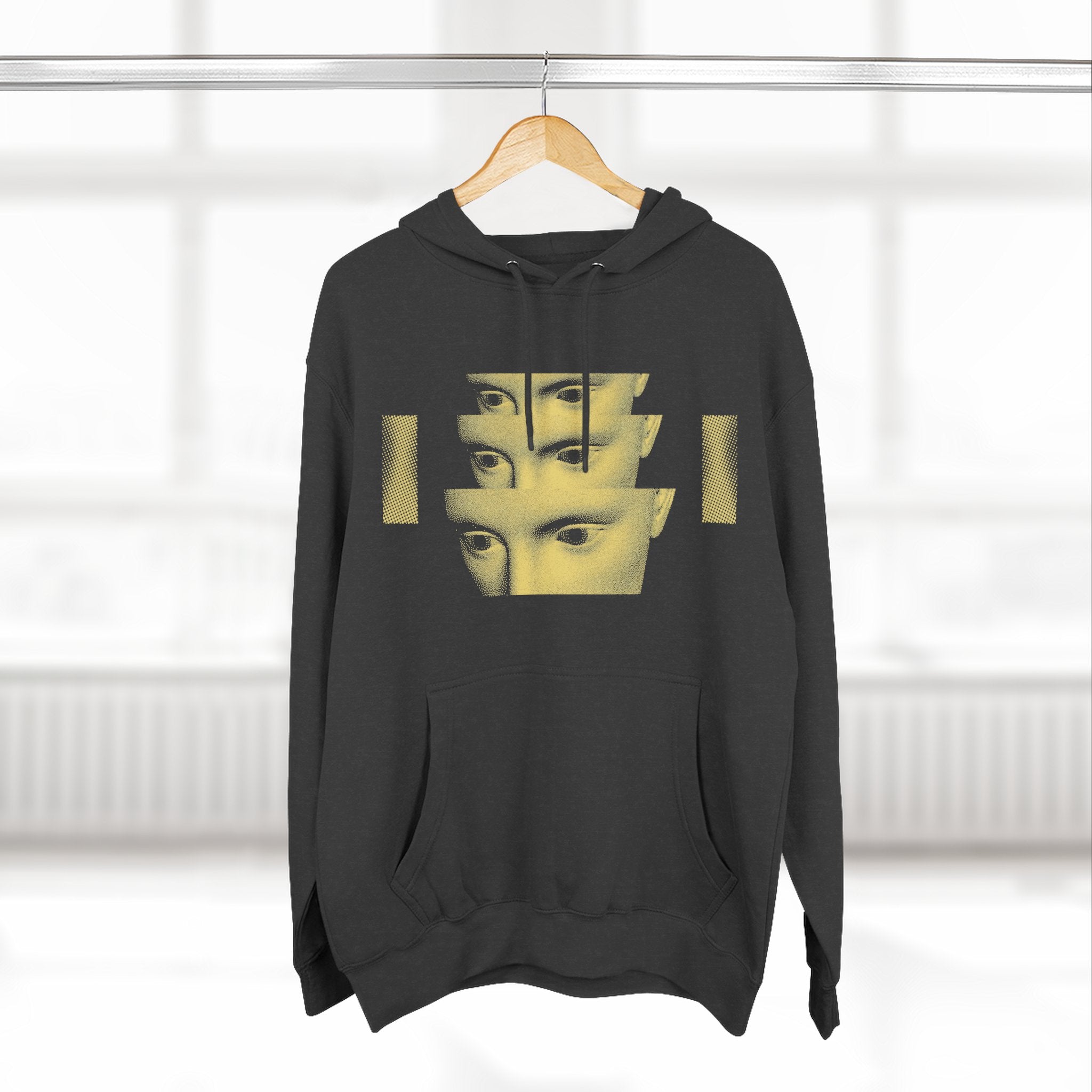 Trendy Three-Panel Fleece Hoodie CASO