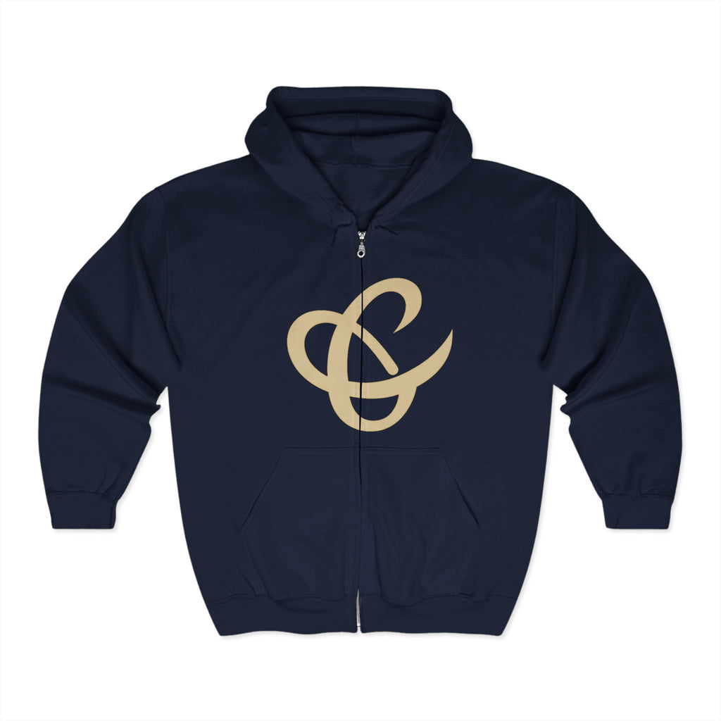 Stylish Unisex Full Zip Hoodie, Casual Zip-Up Sweatshirt CASO Cozy Everyday Wear, Perfect Gift for Him/Her, Ideal for Lounging and layering