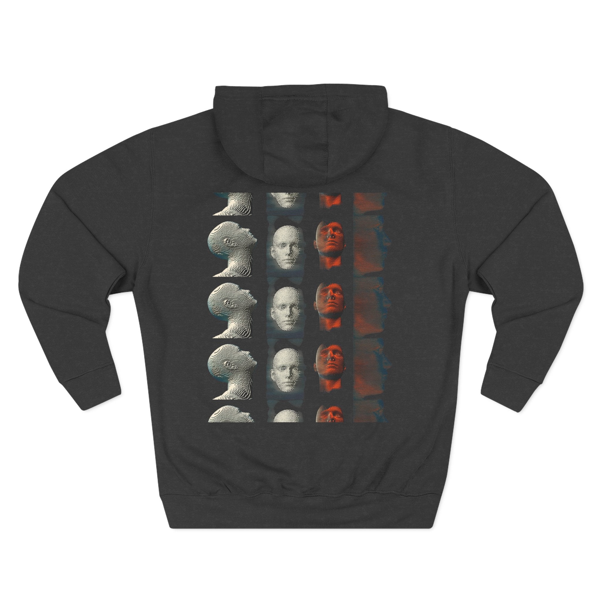 Trendy Three-Panel Fleece Hoodie CASO